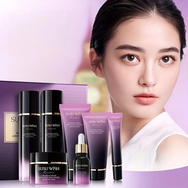 Luxury Skincare Gifts - Ensemble d'essences hydratantes luxueux et élégant