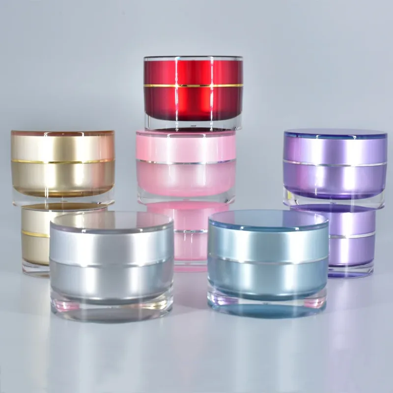 Bouteille droite ronde en acry - Luxury Skincare Packaging avis et prix