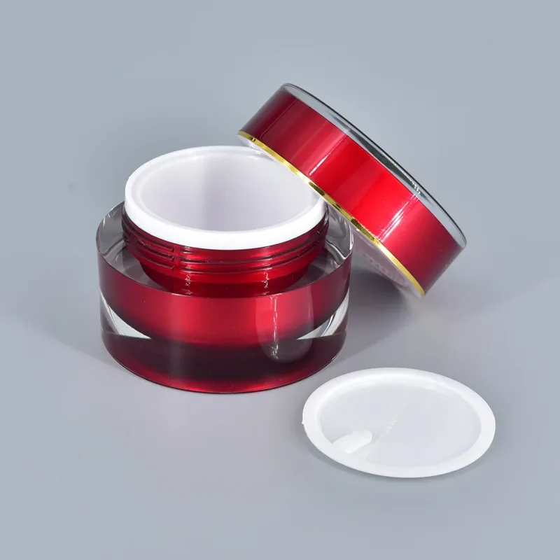 Bouteille droite ronde en acry - Luxury Skincare Packaging avis et prix